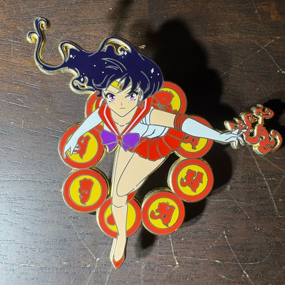 Sailor Mars Mandala Pin - Picture 1 of 4